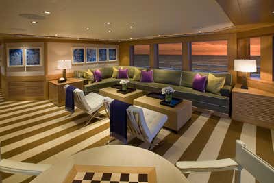  Traditional Transportation Living Room. Luxury Yatch by Pierce Allen .