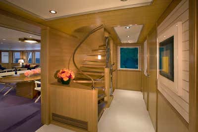  Traditional Transportation Entry and Hall. Luxury Yatch by Pierce Allen .