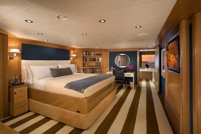 Traditional Transportation Bedroom. Luxury Yatch by Pierce Allen .