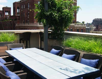  Modern Apartment Patio and Deck. Chelsea Duplex Residence by Pierce Allen .