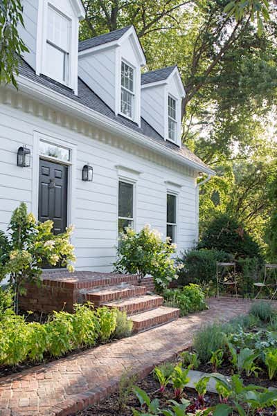 Transitional Family Home Exterior. Cape Cod by Lauren Liess.