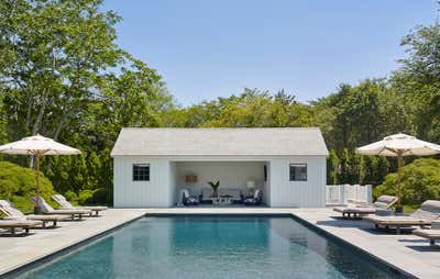 Coastal Patio and Deck. Hither Lane by Dan Scotti Design.