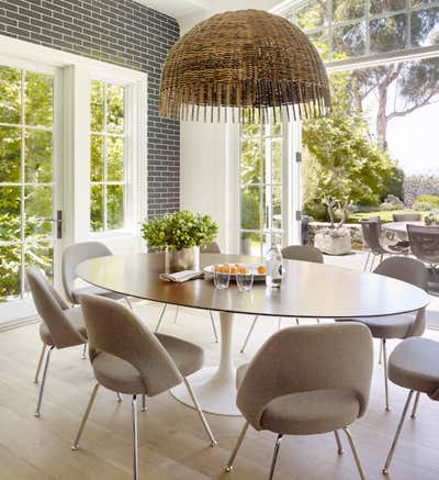  Contemporary Family Home Dining Room. Pacific Palisades by Dan Scotti Design.