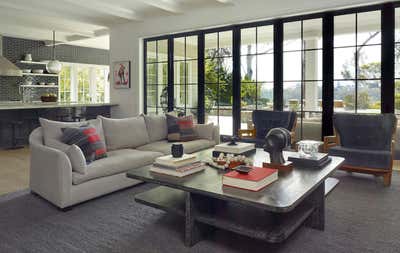  Contemporary Family Home Living Room. Pacific Palisades by Dan Scotti Design.