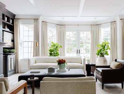  Contemporary Family Home Living Room. Governor's House by Lisa Tharp Design.