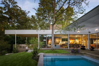  Modern Family Home Exterior. Bayou by Dillon Kyle Architecture.