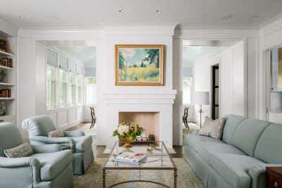  Coastal Family Home Living Room. Candlewood by Dillon Kyle Architecture.