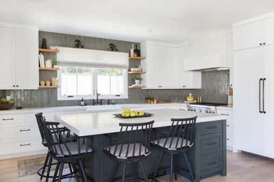  Modern Cottage Family Home Kitchen. Client Holla at La Jolla by Amber Interiors.