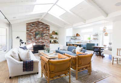  Cottage Family Home Living Room. Client Oh Hi Ojai by Amber Interiors.