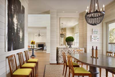 Eclectic Vacation Home Dining Room. Oak Road by Dillon Kyle Architecture.
