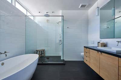  Modern Family Home Bathroom. Troon by Dillon Kyle Architecture.