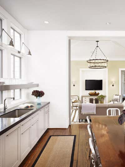 Transitional Family Home Kitchen. Tupper Lake by Dillon Kyle Architecture.