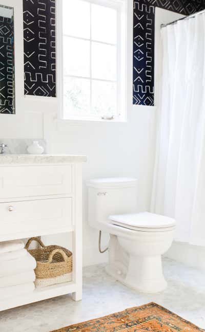  Cottage Family Home Bathroom. Client Double Thumbs Up by Amber Interiors.