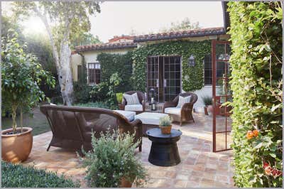  Mediterranean Patio and Deck. Home Again by Ellen Brill - Set Decorator & Interior Designer.