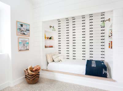  Beach Style Cottage Family Home Children's Room. Client Sandy Castles by Amber Interiors.