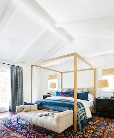  Coastal Beach House Bedroom. Client Second Times a Charm by Amber Interiors.