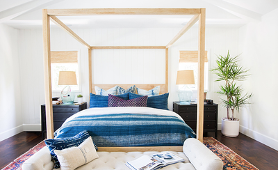  Cottage Beach House Bedroom. Client Second Times a Charm by Amber Interiors.