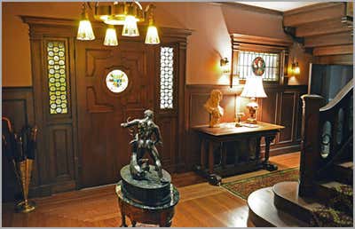  Victorian Entry and Hall. American Horror Story by Ellen Brill - Set Decorator & Interior Designer.