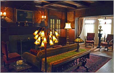  Victorian Entertainment/Cultural Living Room. American Horror Story by Ellen Brill - Set Decorator & Interior Designer.