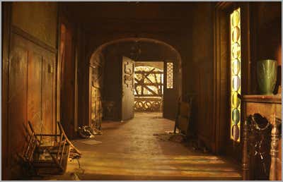  Victorian Entry and Hall. American Horror Story by Ellen Brill - Set Decorator & Interior Designer.