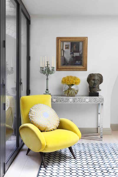  Eclectic Family Home Entry and Hall. Bloomsbury Townhouse by Rebekah Caudwell Design.