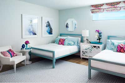  Coastal Beach House Bedroom. Montauk Beach House  by Rebekah Caudwell Design.
