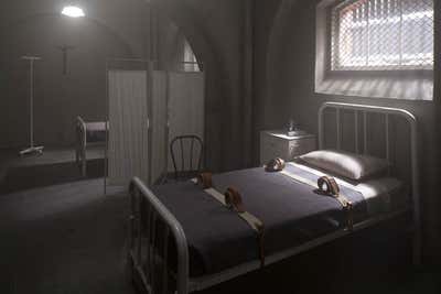  Victorian Bedroom. American Horror Story: Asylum by Ellen Brill - Set Decorator & Interior Designer.