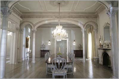  Regency Dining Room. American Horror Story: Coven  by Ellen Brill - Set Decorator & Interior Designer.