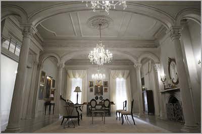  Regency Victorian Entertainment/Cultural Open Plan. American Horror Story: Coven  by Ellen Brill - Set Decorator & Interior Designer.