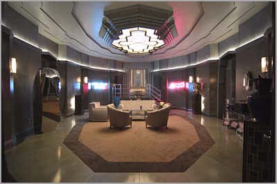  Eclectic Entertainment/Cultural Lobby and Reception. American Horror Story: Hotel by Ellen Brill - Set Decorator & Interior Designer.