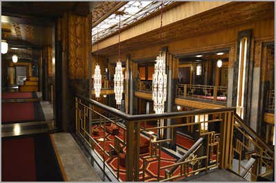  Regency Entertainment/Cultural Entry and Hall. American Horror Story: Hotel by Ellen Brill - Set Decorator & Interior Designer.