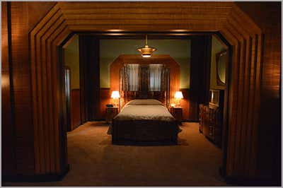  Mid-Century Modern Entertainment/Cultural Bedroom. American Horror Story: Hotel by Ellen Brill - Set Decorator & Interior Designer.