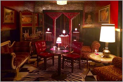  Eclectic Entertainment/Cultural Living Room. Aquarius  by Ellen Brill - Set Decorator & Interior Designer.