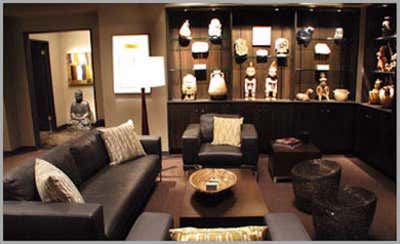  Entertainment/Cultural Living Room. Bernie Mac by Ellen Brill - Set Decorator & Interior Designer.