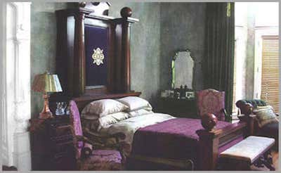 Traditional Entertainment/Cultural Bedroom. Corky Romano by Ellen Brill - Set Decorator & Interior Designer.