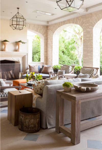  Eclectic Family Home Patio and Deck. Dallas Residence by Seitz Design.