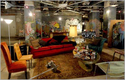  Eclectic Entertainment/Cultural Open Plan. CSI: NY by Ellen Brill - Set Decorator & Interior Designer.