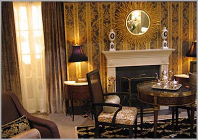  Regency Entertainment/Cultural Bedroom. Entourage by Ellen Brill - Set Decorator & Interior Designer.