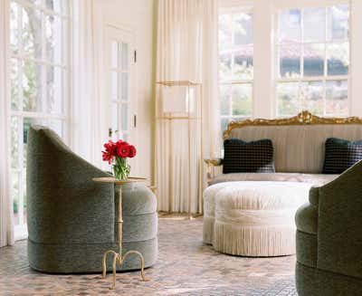  Hollywood Regency Family Home Living Room. Mistletoe Project by Seitz Design.