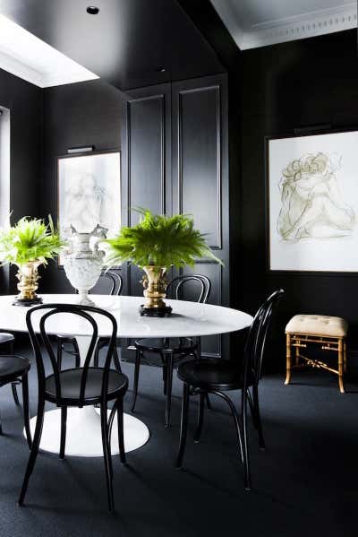  Transitional Apartment Dining Room. East Apartment by Brendan Wong Design.
