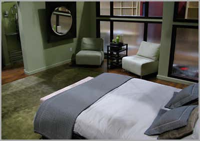  Coastal Entertainment/Cultural Bedroom. Nip/Tuck by Ellen Brill - Set Decorator & Interior Designer.