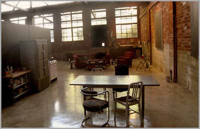  Industrial Workspace. Nip/Tuck by Ellen Brill - Set Decorator & Interior Designer.