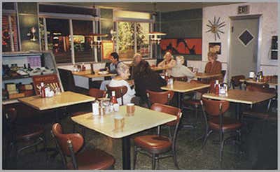 Mid-Century Modern Entertainment/Cultural Dining Room. Three Sisters by Ellen Brill - Set Decorator & Interior Designer.