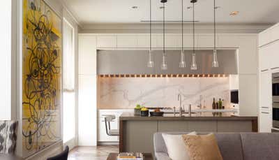  Contemporary Family Home Kitchen. Boston Residence by Bruce Fox Design.