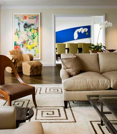  Art Deco Apartment Living Room. Lake Shore Drive Apartment I by Bruce Fox Design.