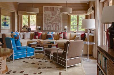  Contemporary Vacation Home Living Room. Swiss Chalet by Hugh Leslie Ltd.