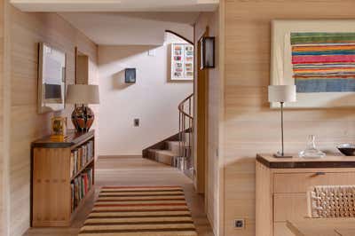  Contemporary Vacation Home Entry and Hall. Swiss Chalet by Hugh Leslie Ltd.