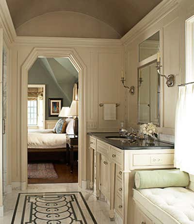  Transitional Family Home Bathroom. North Shore Estate by Bruce Fox Design.