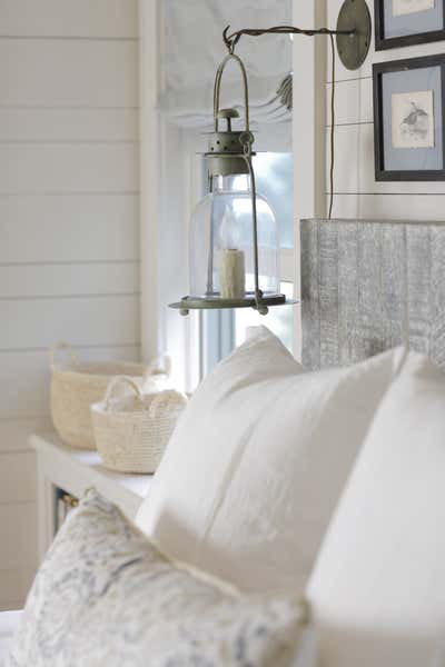 Beach Style Beach House Bedroom. A Seaside Cottage by Tammy Connor Interior Design.