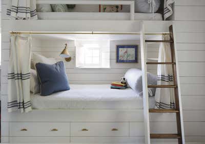  Beach Style Beach House Children's Room. A Seaside Cottage by Tammy Connor Interior Design.